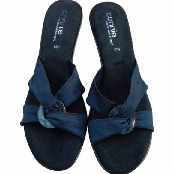 New Italian handmade Slides with Buckle 9M 
Wedges
Size: US 9M - Picture 9 of 9